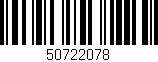 Código de barras (EAN, GTIN, SKU, ISBN): '50722078'