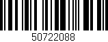 Código de barras (EAN, GTIN, SKU, ISBN): '50722088'