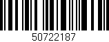 Código de barras (EAN, GTIN, SKU, ISBN): '50722187'
