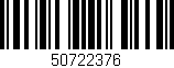 Código de barras (EAN, GTIN, SKU, ISBN): '50722376'