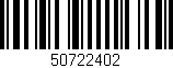 Código de barras (EAN, GTIN, SKU, ISBN): '50722402'