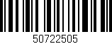 Código de barras (EAN, GTIN, SKU, ISBN): '50722505'