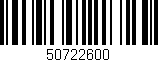 Código de barras (EAN, GTIN, SKU, ISBN): '50722600'