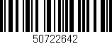 Código de barras (EAN, GTIN, SKU, ISBN): '50722642'