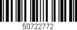 Código de barras (EAN, GTIN, SKU, ISBN): '50722772'