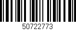 Código de barras (EAN, GTIN, SKU, ISBN): '50722773'