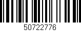 Código de barras (EAN, GTIN, SKU, ISBN): '50722776'