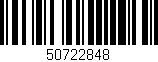 Código de barras (EAN, GTIN, SKU, ISBN): '50722848'