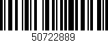 Código de barras (EAN, GTIN, SKU, ISBN): '50722889'