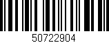 Código de barras (EAN, GTIN, SKU, ISBN): '50722904'