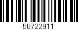 Código de barras (EAN, GTIN, SKU, ISBN): '50722911'