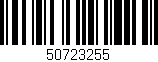Código de barras (EAN, GTIN, SKU, ISBN): '50723255'