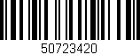 Código de barras (EAN, GTIN, SKU, ISBN): '50723420'