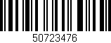 Código de barras (EAN, GTIN, SKU, ISBN): '50723476'