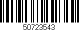 Código de barras (EAN, GTIN, SKU, ISBN): '50723543'