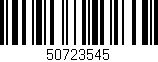 Código de barras (EAN, GTIN, SKU, ISBN): '50723545'