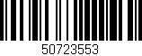 Código de barras (EAN, GTIN, SKU, ISBN): '50723553'