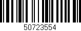Código de barras (EAN, GTIN, SKU, ISBN): '50723554'