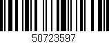 Código de barras (EAN, GTIN, SKU, ISBN): '50723597'