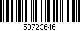 Código de barras (EAN, GTIN, SKU, ISBN): '50723646'