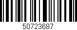 Código de barras (EAN, GTIN, SKU, ISBN): '50723687'