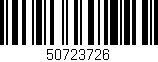 Código de barras (EAN, GTIN, SKU, ISBN): '50723726'