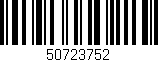 Código de barras (EAN, GTIN, SKU, ISBN): '50723752'