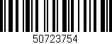 Código de barras (EAN, GTIN, SKU, ISBN): '50723754'