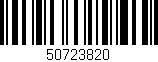 Código de barras (EAN, GTIN, SKU, ISBN): '50723820'
