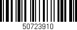 Código de barras (EAN, GTIN, SKU, ISBN): '50723910'