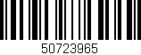 Código de barras (EAN, GTIN, SKU, ISBN): '50723965'