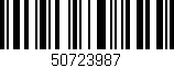 Código de barras (EAN, GTIN, SKU, ISBN): '50723987'
