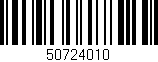 Código de barras (EAN, GTIN, SKU, ISBN): '50724010'