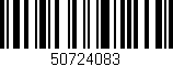 Código de barras (EAN, GTIN, SKU, ISBN): '50724083'