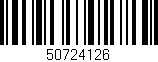 Código de barras (EAN, GTIN, SKU, ISBN): '50724126'
