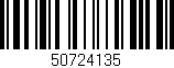 Código de barras (EAN, GTIN, SKU, ISBN): '50724135'