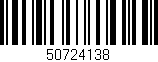 Código de barras (EAN, GTIN, SKU, ISBN): '50724138'