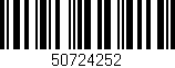 Código de barras (EAN, GTIN, SKU, ISBN): '50724252'