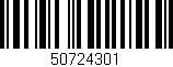 Código de barras (EAN, GTIN, SKU, ISBN): '50724301'