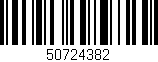 Código de barras (EAN, GTIN, SKU, ISBN): '50724382'