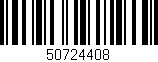Código de barras (EAN, GTIN, SKU, ISBN): '50724408'
