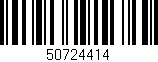 Código de barras (EAN, GTIN, SKU, ISBN): '50724414'