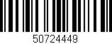 Código de barras (EAN, GTIN, SKU, ISBN): '50724449'
