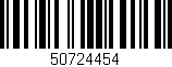 Código de barras (EAN, GTIN, SKU, ISBN): '50724454'