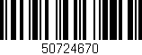 Código de barras (EAN, GTIN, SKU, ISBN): '50724670'