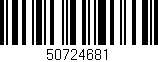 Código de barras (EAN, GTIN, SKU, ISBN): '50724681'