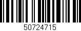Código de barras (EAN, GTIN, SKU, ISBN): '50724715'