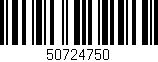 Código de barras (EAN, GTIN, SKU, ISBN): '50724750'