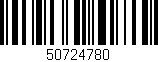 Código de barras (EAN, GTIN, SKU, ISBN): '50724780'