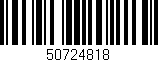 Código de barras (EAN, GTIN, SKU, ISBN): '50724818'